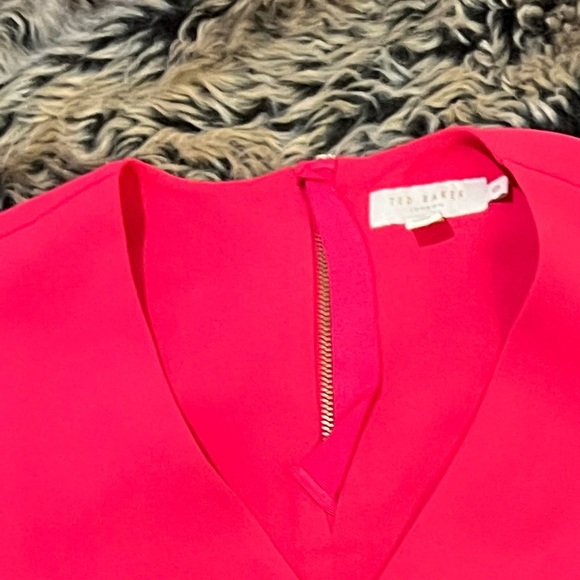 Ted Baker Hot Pink Dexi Sleeveless Top, 0UK,2US - Picture 11 of 12